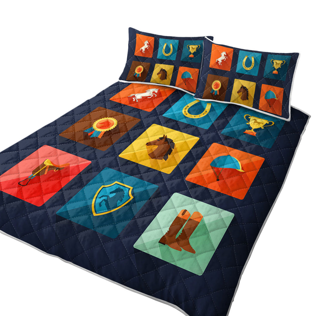 Dressage Horse Riding Panel Coverlet