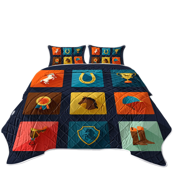 Dressage Horse Riding Panel Coverlets