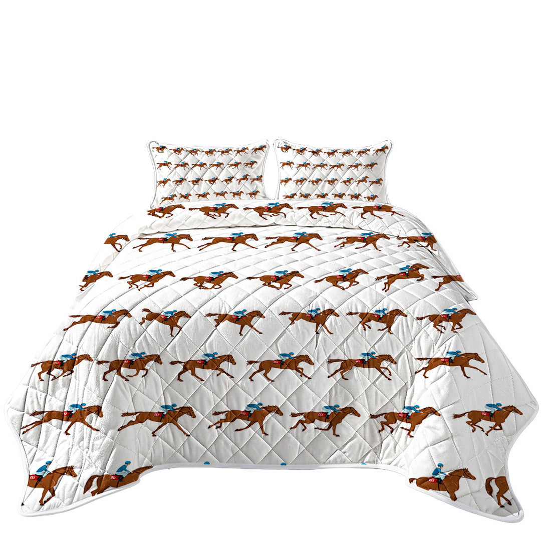 Dressage Horse Riding Pattern Quilt