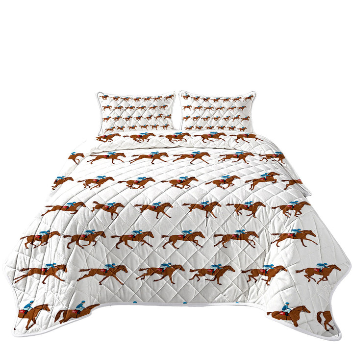 Dressage Horse Riding Pattern Quilt