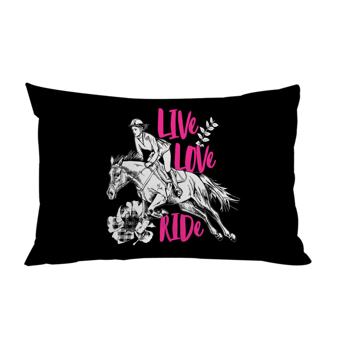 Dressage Live Love Ride Horse Riding King Pillow Cases
