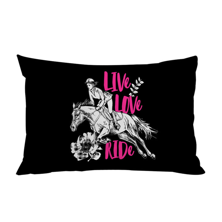 Dressage Live Love Ride Horse Riding King Pillow Cases