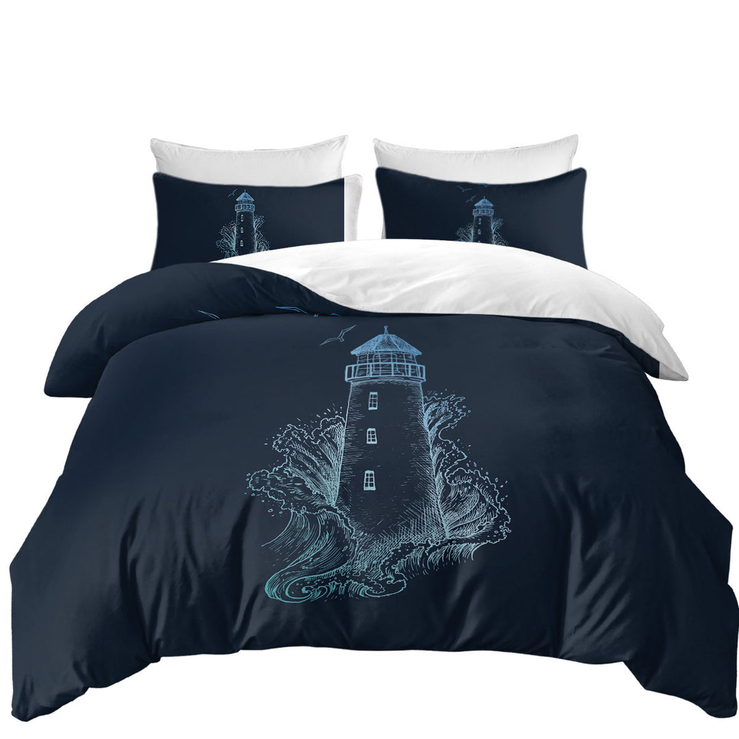 Duvet Cover set with Thrilling Lighthouse