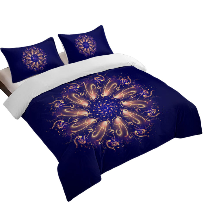 Duvet Covers King with Cool Sparks Circle