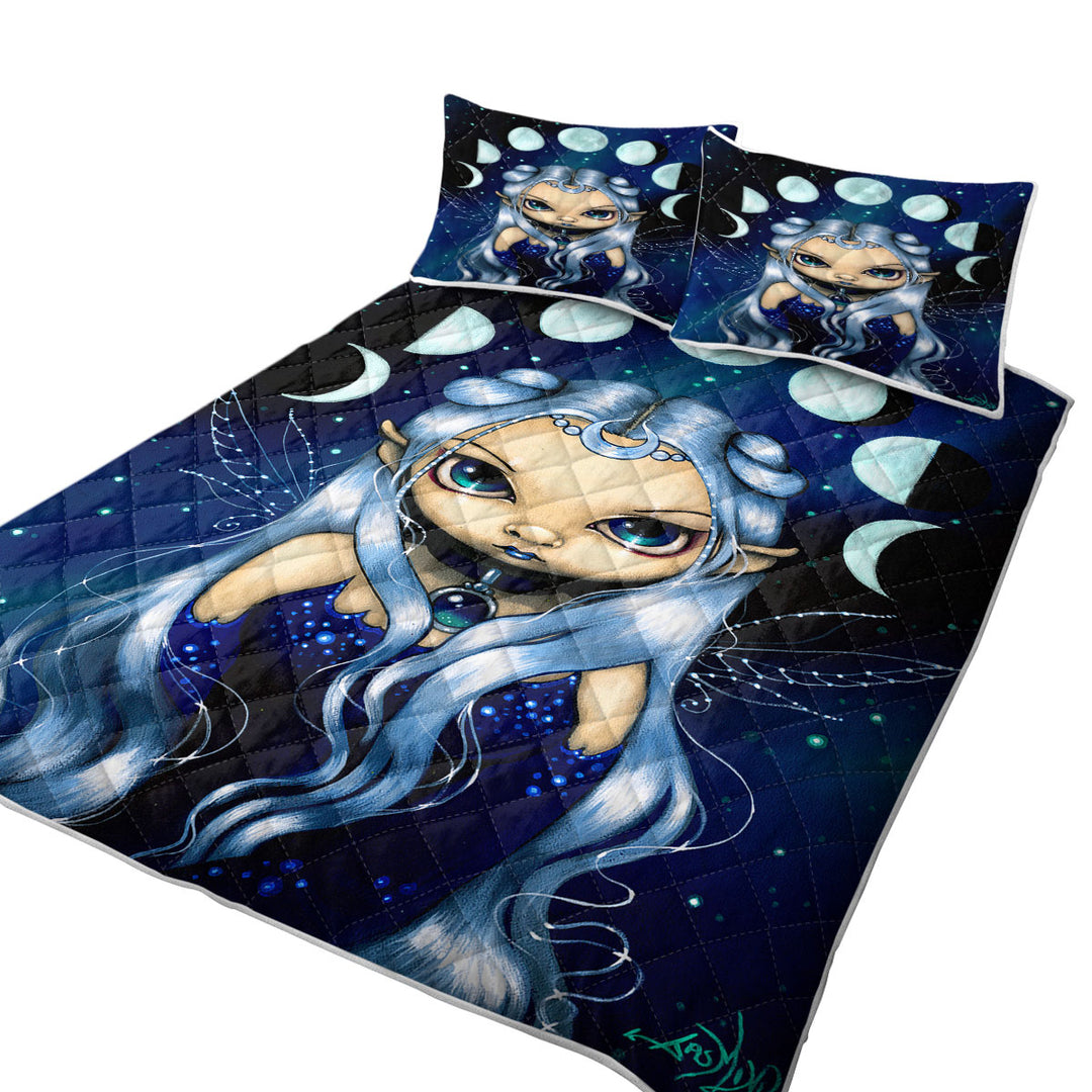 Elf Fairy of the Changing Moons Coverlet