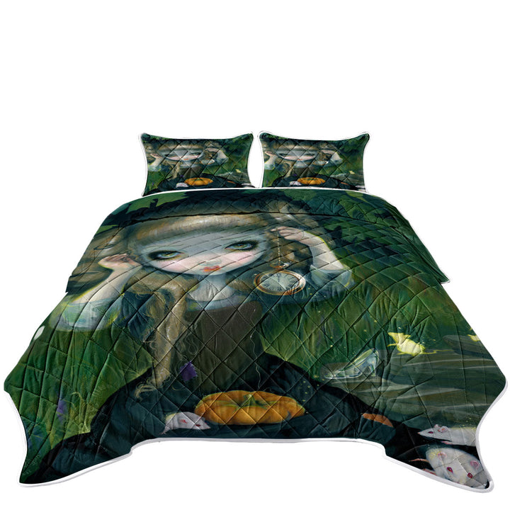 Fairytale Kids Art Cinderella at Midnight California King Quilt Sets