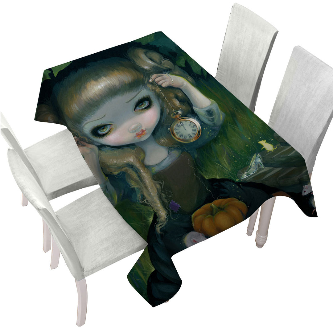 Fairytale Kids Art Cinderella at Midnight Tablecloths