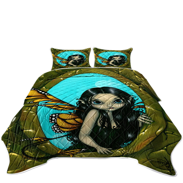 Fairytale Painting Fairy in My Window Quilt
