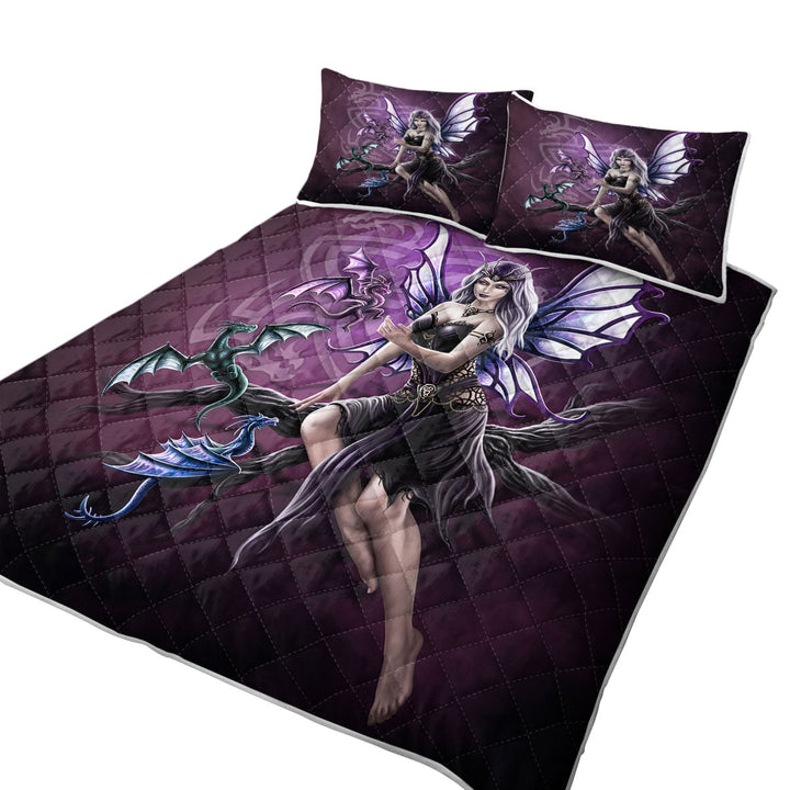 Fantasy Art Butterfly Girl the Dragon Keeper Quilts