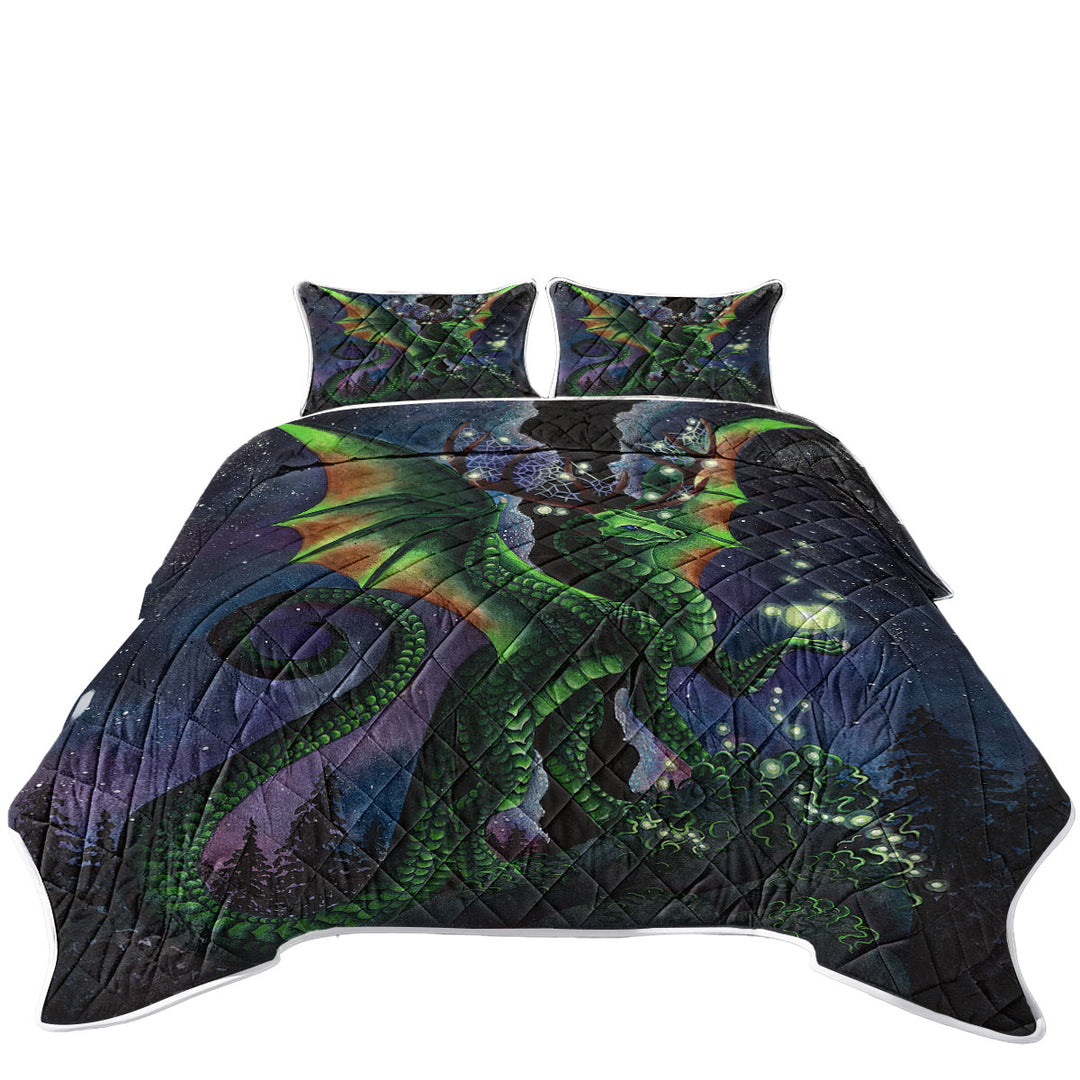 Fantasy Art Dragon the Dream Keeper Coverlet