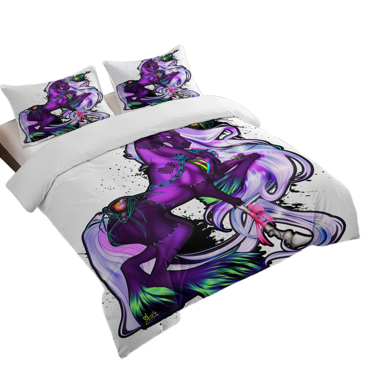 Fantasy Art Purple Rudicorn and Spider Donna Covers