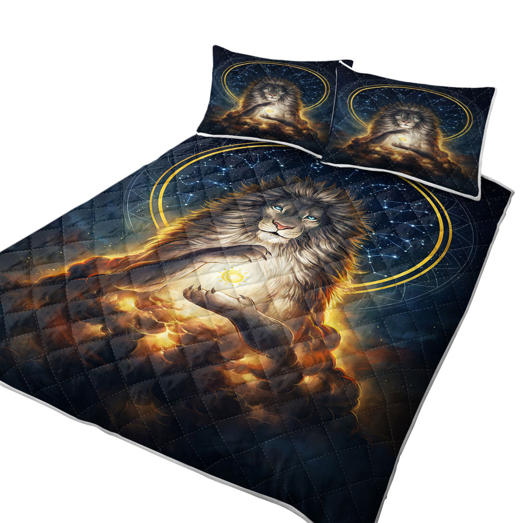 Fantasy Lion God the Soul Keeper King Quilt