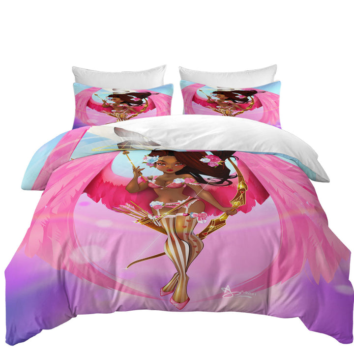 Fantasy Rose the Angel Duvet Covers