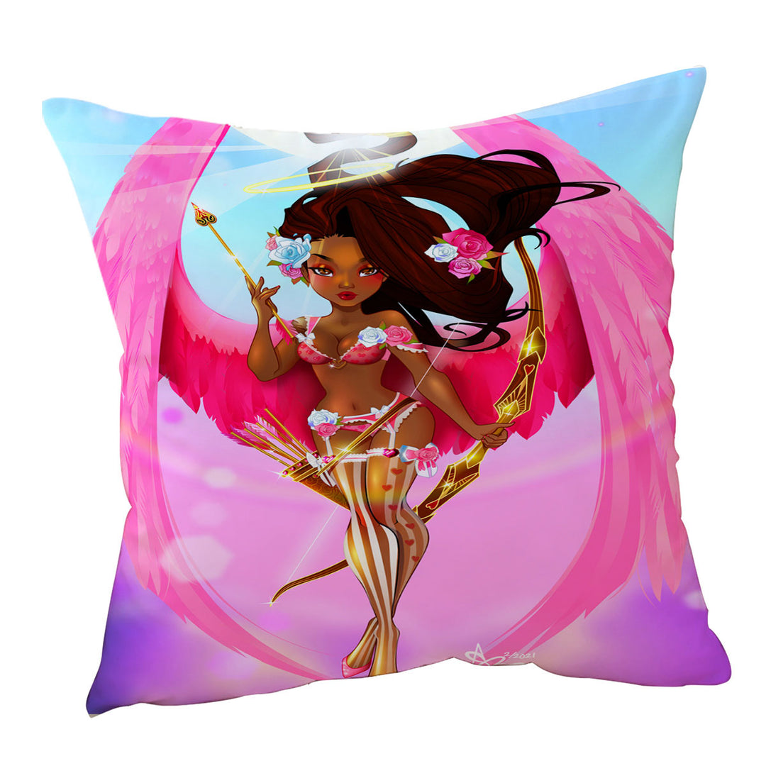 Fantasy Rose the Angel cushion Cover