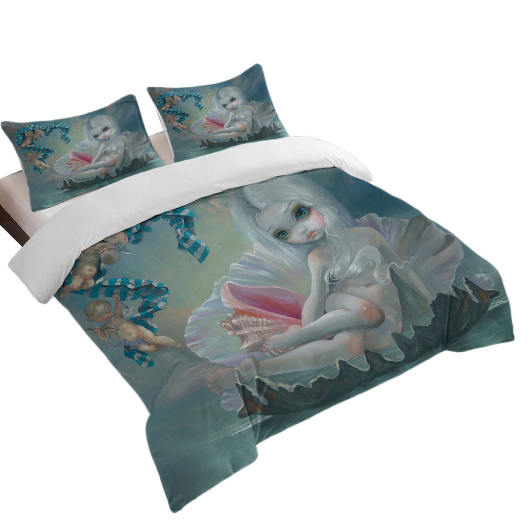Fine Art Birth of Venus with Cherubs Beautiful Girl Donna Covers