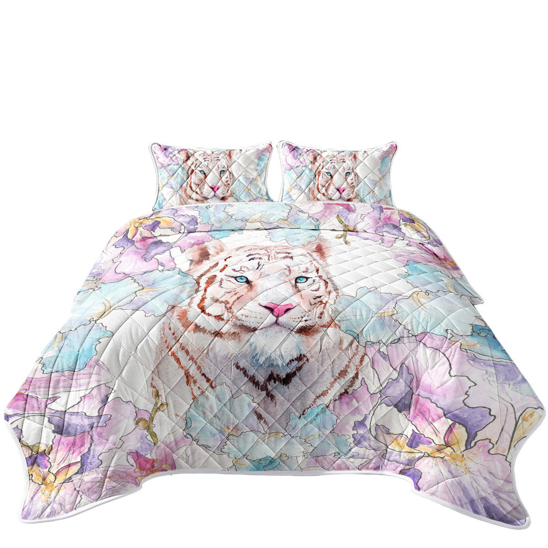 Fine Art Painting Tiger Twin Quilt