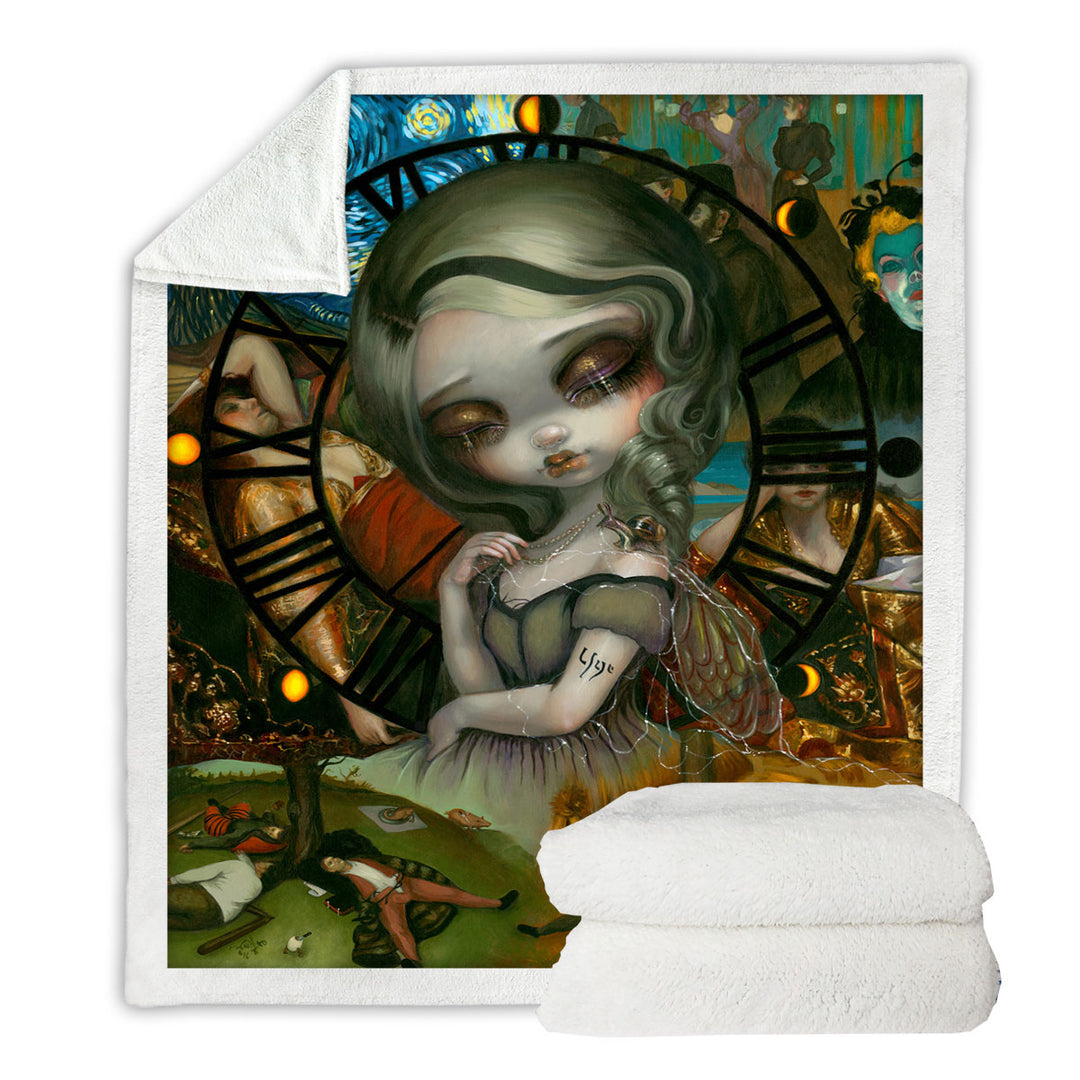 Fine Art Unseelie Court Sloth Seven Deadly Sins Unique Throws