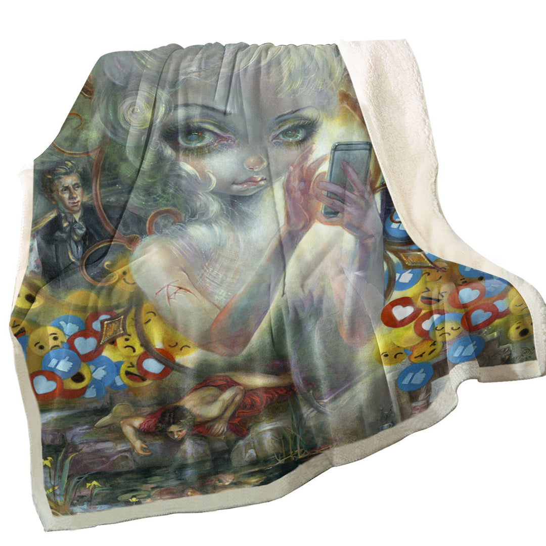 Fine Art Unseelie Court Vanity Seven Deadly Sins Couch Throws