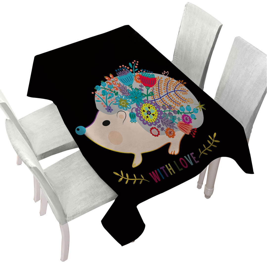 Floral Hedgehog Tablecloths