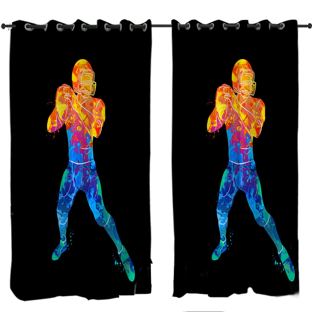 Football Player Curtains