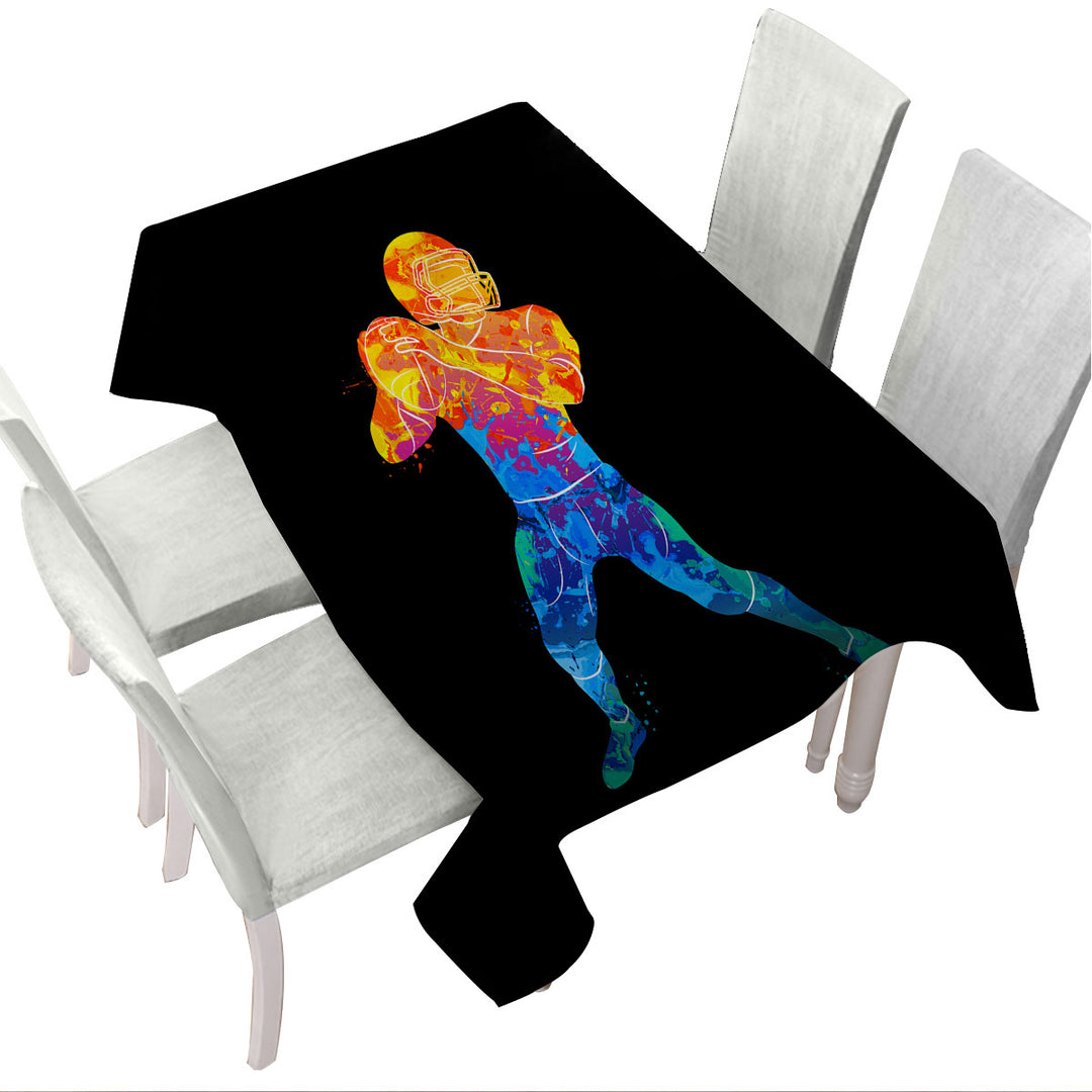 Football Player Custom tablecloths