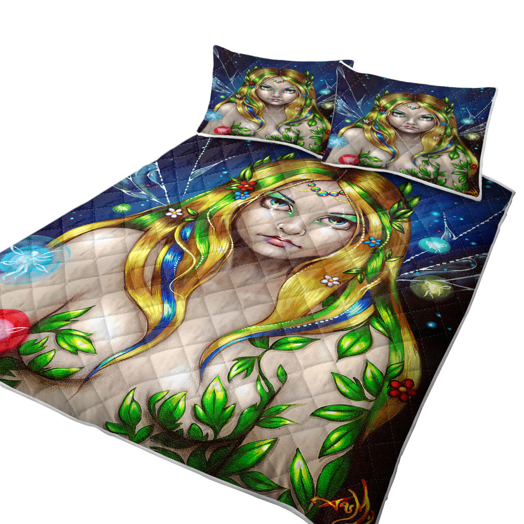 Forest Fairy Queen Titania Coverlets