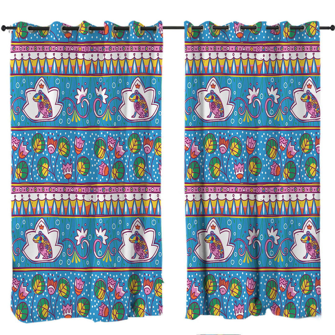 Frog King Drapes