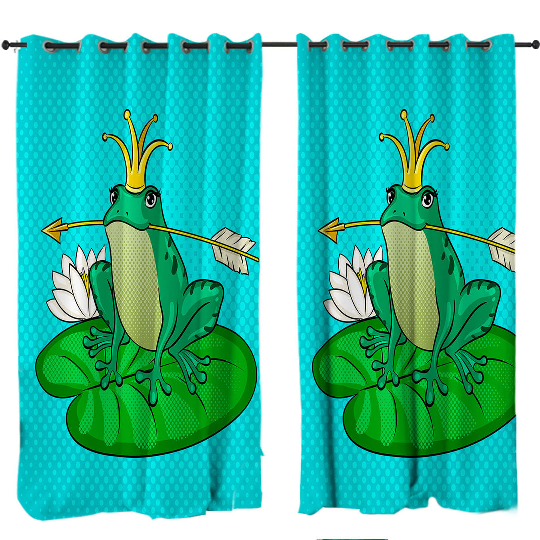 Frog Queen Curtains for Living Room