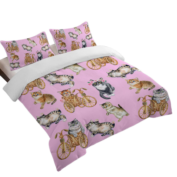 Funny Cute Cats Coverlets