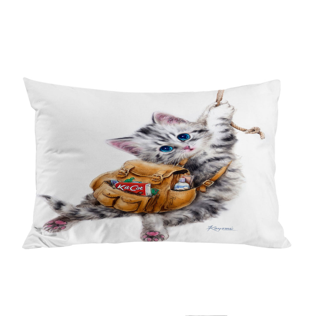 Funny Cute Cats Designs Hang in There Kitten Bed Covers