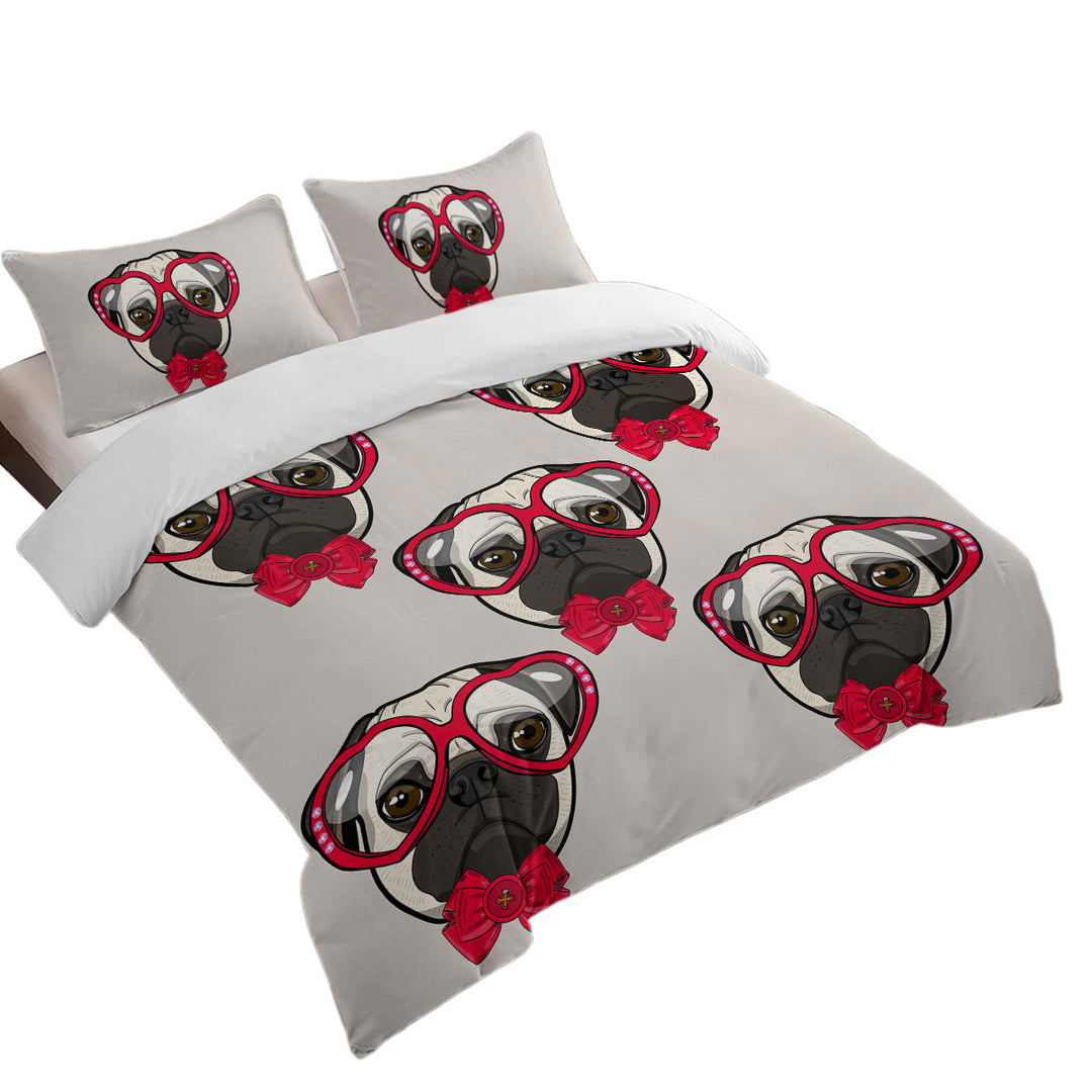 Funny Elegant Pug Dog Best Duvet Covers
