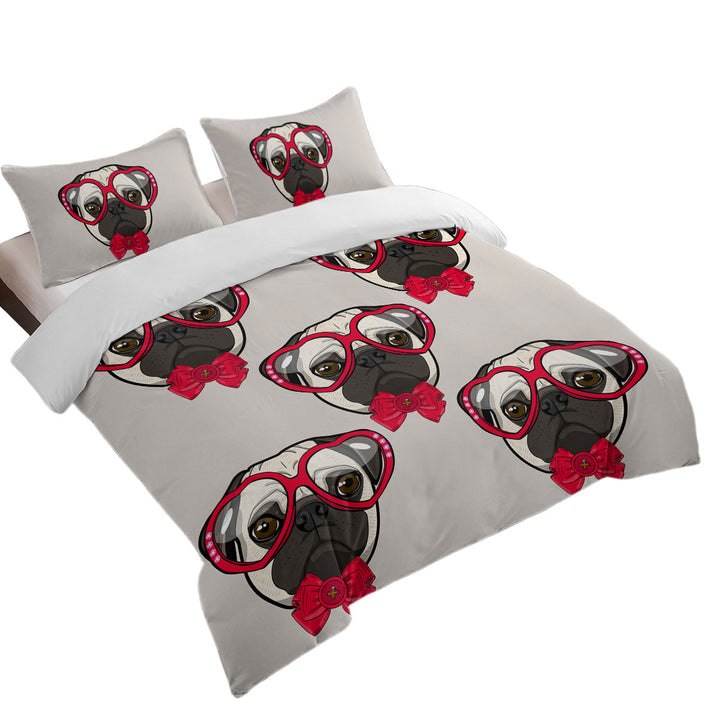 Funny Elegant Pug Dog Best Duvet Covers
