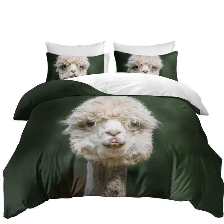 Funny Photo of Llama Duvet Covers