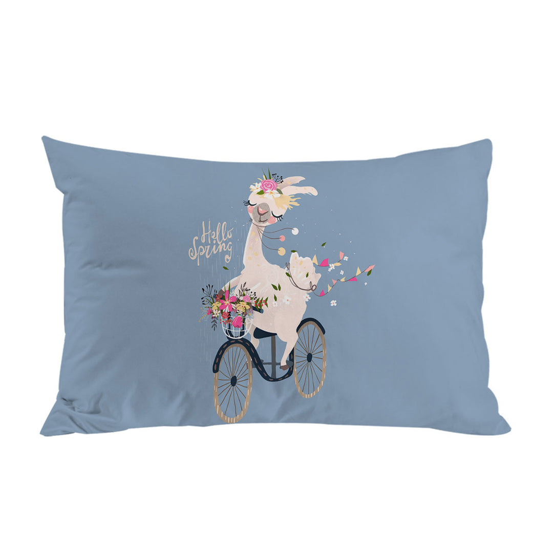 Funny Spring Chic Llama Pillowcases