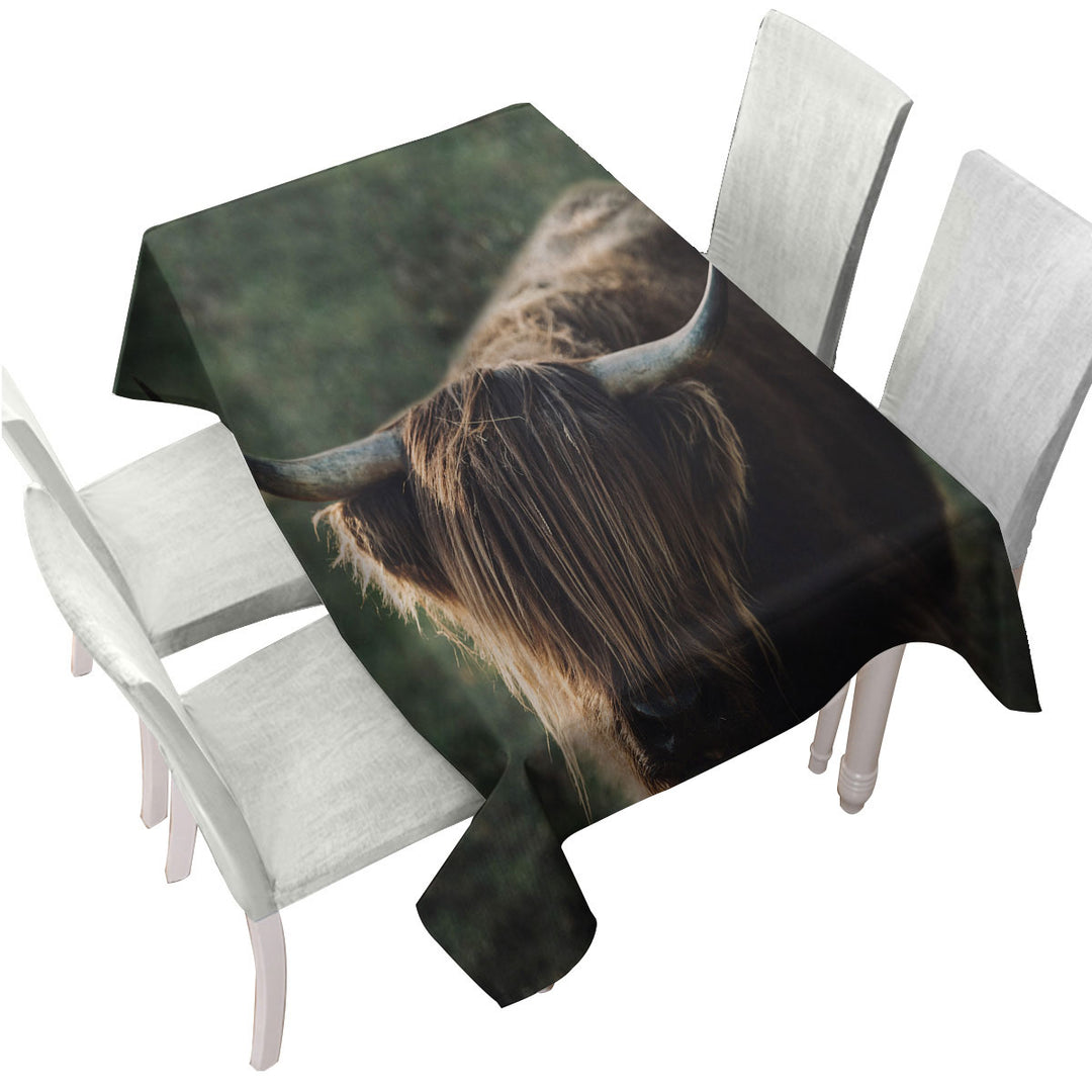 Funny Wild Yak Tablecloths