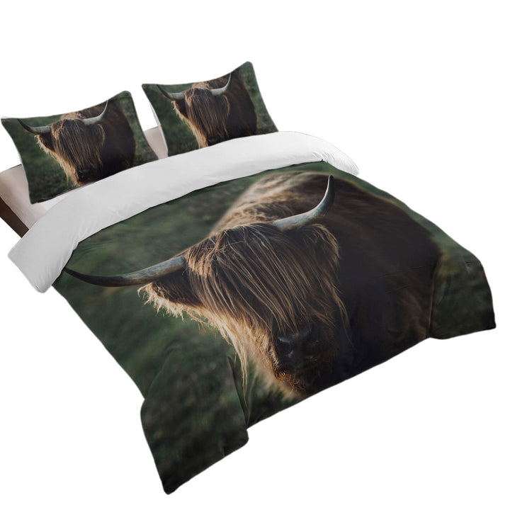 Funny Wild Yak full Size Duvet Cover