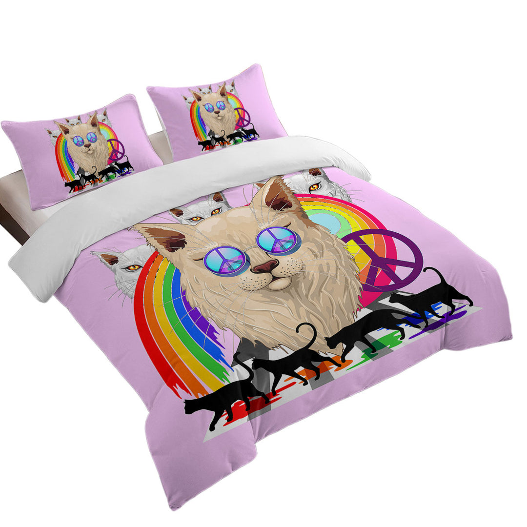 Funny and Cool Retro Cats Duvet Covers