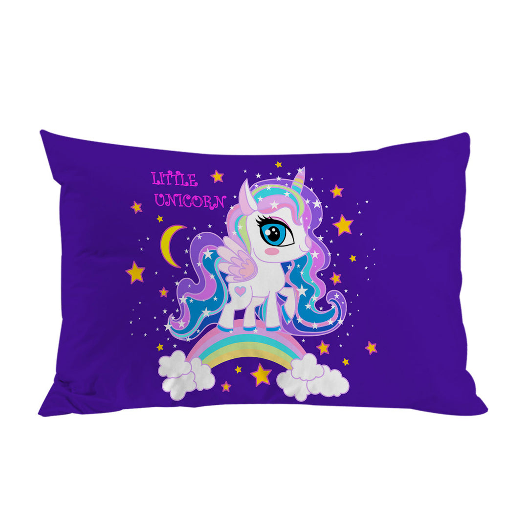 Girlish Little Unicorn Pillow Cases