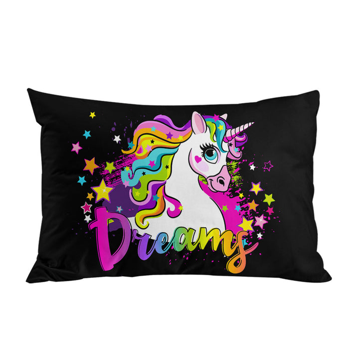 Girly Dreamy Unicorn Pillow Case Covers