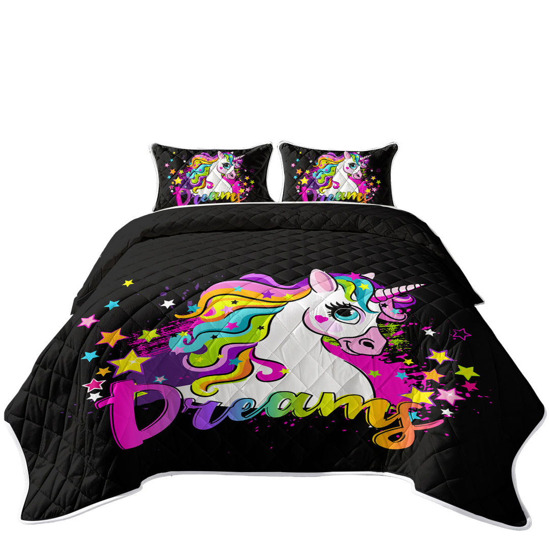 Girly Dreamy Unicorn Quilts