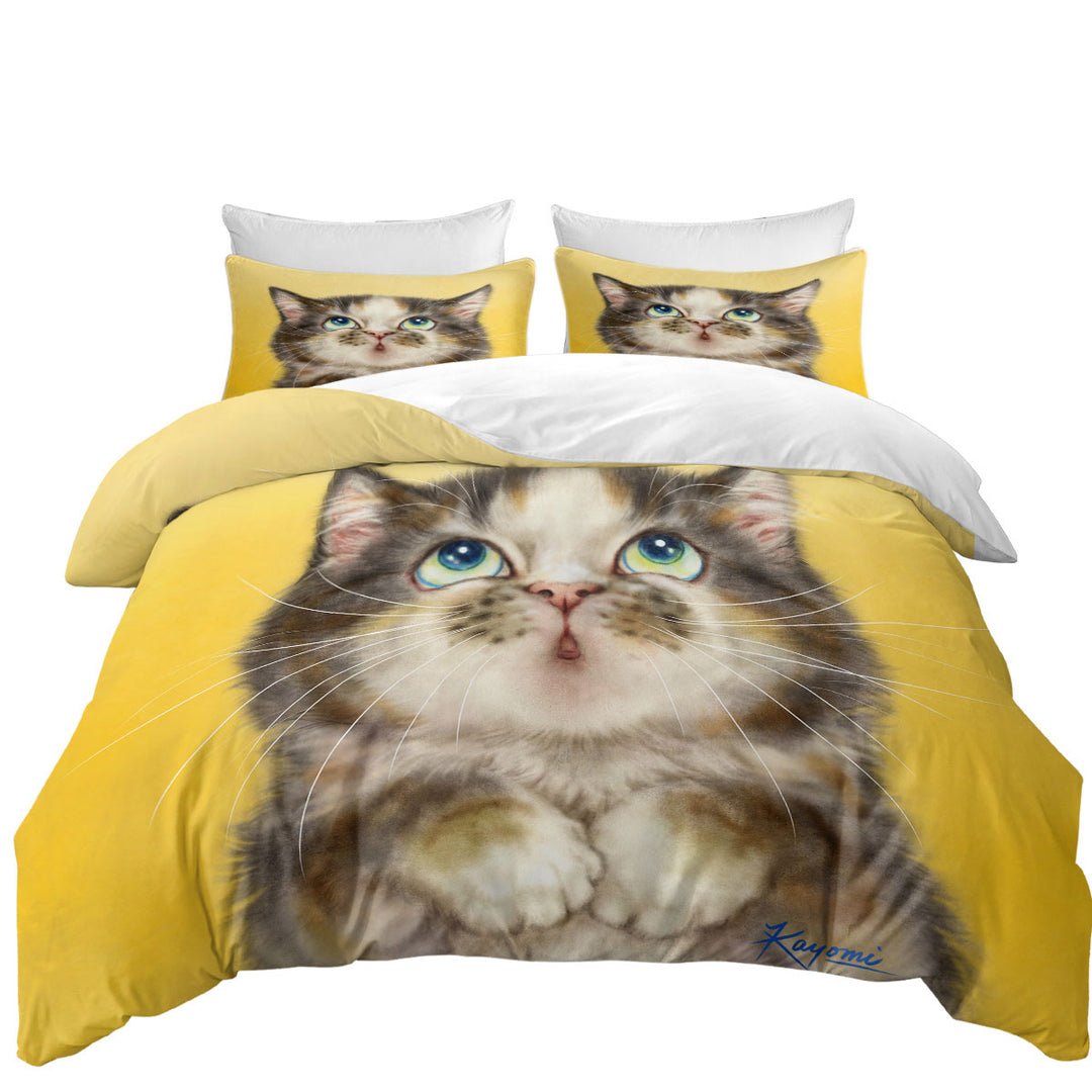 Good Duvet Covers with Kittens Cute Drawings Adorable Torbie Cat