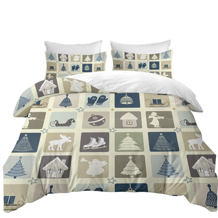 Good Duvet Covers with Nice Winter and Christmas Panel