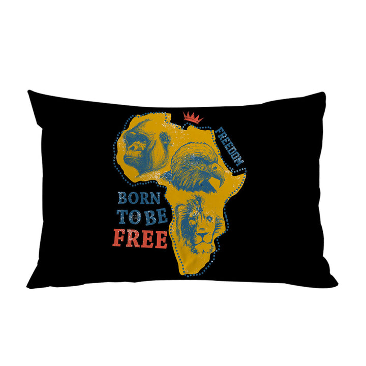Gorilla Lion and Eagle The African Map Bed Covers