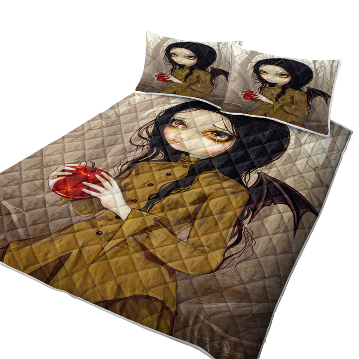 Goth Fairy Melancholy Autumn Is My Last Chance Coverlets