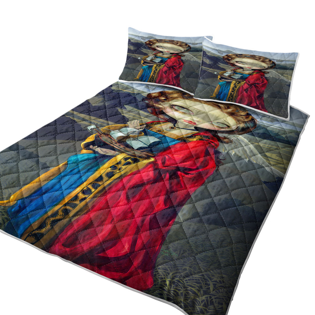 Gothic style Painting Angel a Safe Harbor Quilts for sale