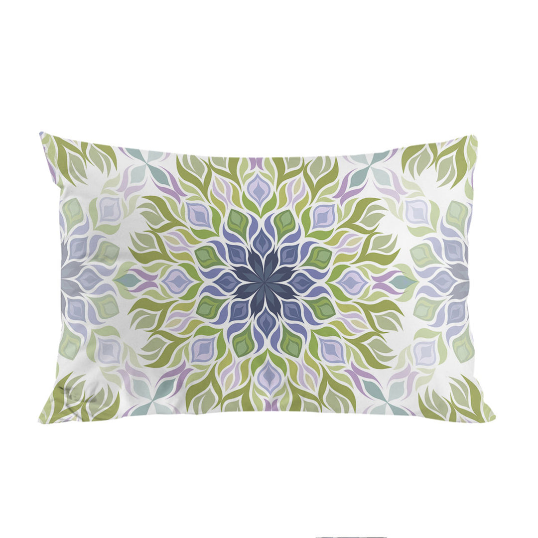 Green Purple Relaxing Abstract Pillow Cases