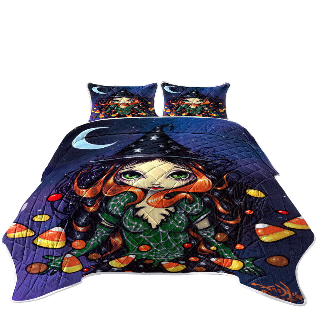 Halloween Night the Little Candy Witch Quilts