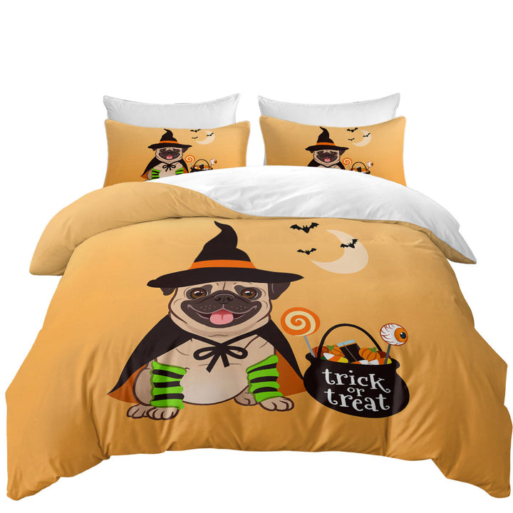 Halloween Pug Bed Covers