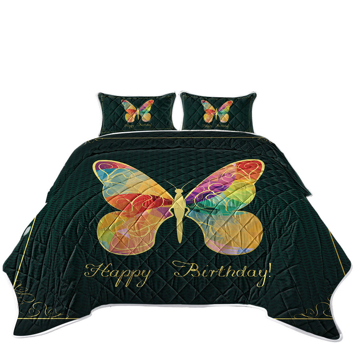 Happy Birthday_ Butterfly Coverlets
