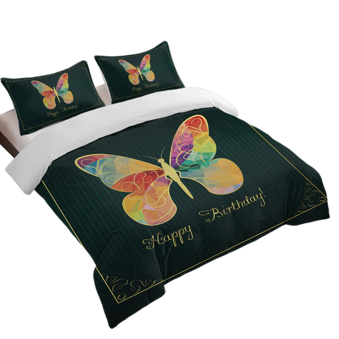 Happy Birthday_ Butterfly Daybed Covers Sets
